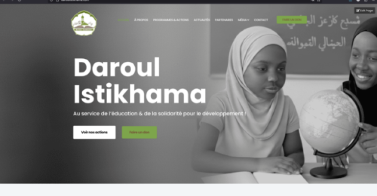 Lancement Officiel du Site Web de la Fondation Daroul Istikhama